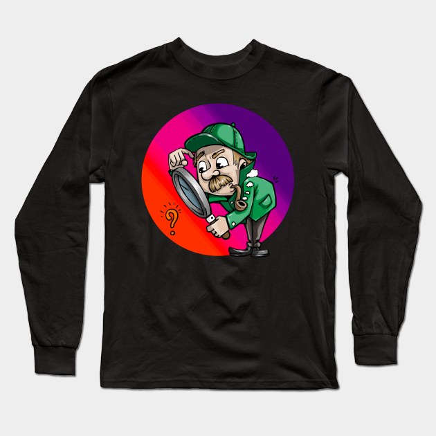 detective Long Sleeve T-Shirt by Menzo